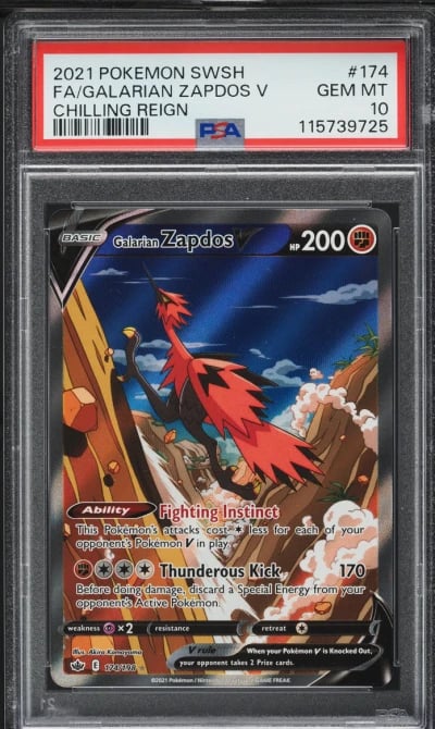 2021 Pokemon SWSH Chilling Reign