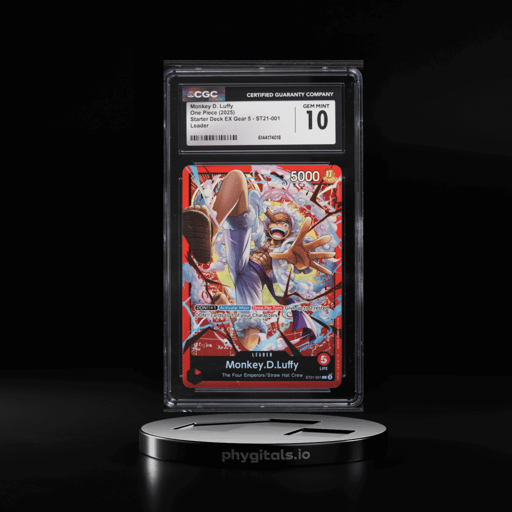 2025 One Piece Starter Deck EX Gear 5 Leader Monkey D. Luffy #ST21-001 CGC 10 GEM MINT