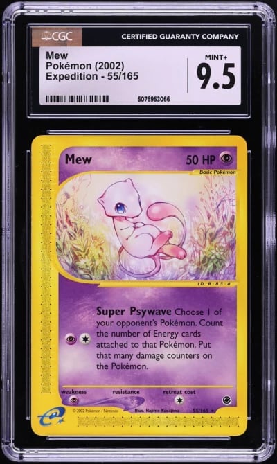 2002 Pokemon Expedition Mew #55 