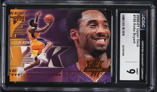 2000 Upper Deck Basketball Kobe Bryant #186 CGC 9 MINT