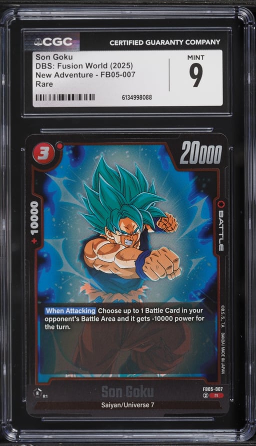 2025 Dragon Ball Super Fusion World New Adventure Son Goku #FB05-007 CGC 9 MINT