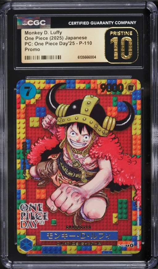 2025 One Piece Japanese Promo Premium Collection Day '25 Monkey D. Luffy #P-110 CGC 10 PRISTINE