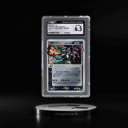 2006 Pokemon Ex Dragon Frontiers Japanese 1st Edition Holo Charizard Gold Star #52 CGC 6.5
