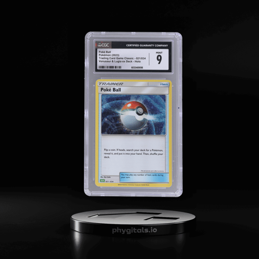2023 Pokemon Trading Card Game Classic Venusaur and Lugia Ex Deck Holo Poké Ball #21 CGC 9