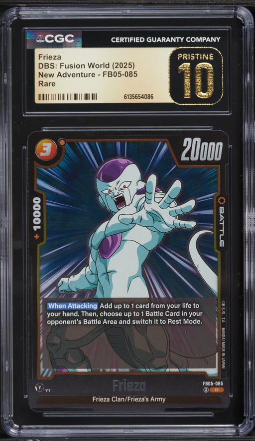 2025 Dragon Ball Super Fusion World New Adventure Frieza #FB05-085 CGC 10 PRISTINE