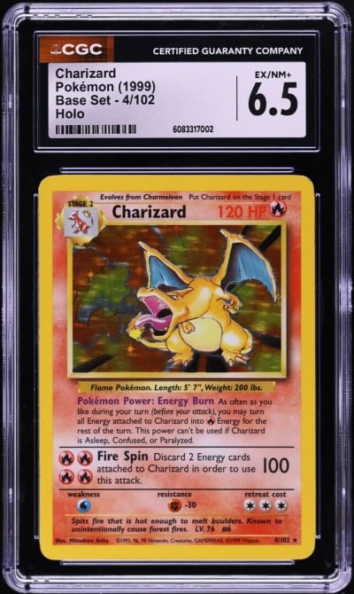 1999 Pokemon Base Set Holo Chari