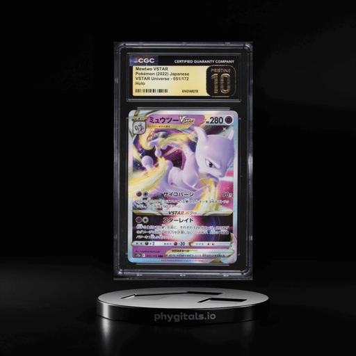 2022 Pokemon Japanese Sword & Shield VSTAR Universe Holo Mewtwo VSTAR #51 CGC 10 PRISTINE
