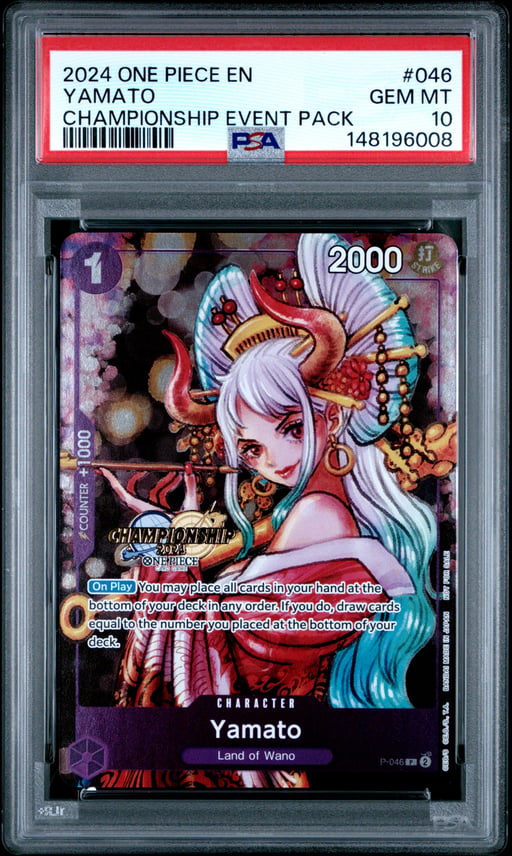 2024 ONE PIECE CHAMPIONSHIP 2024 EVENT PACK 046 YAMATO PSA 10