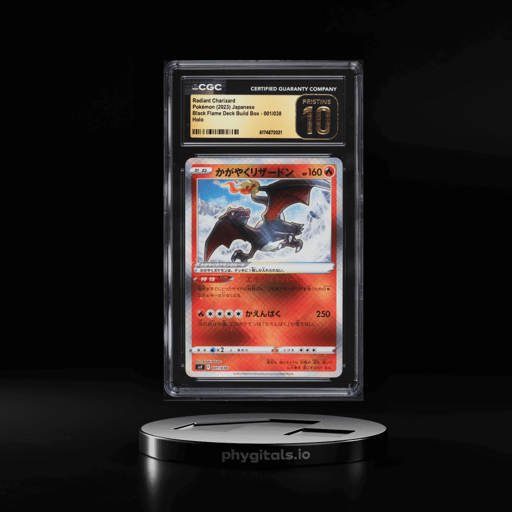 2023 Pokemon Japanese SV Black Flame Deck Build Box Holo Radiant Charizard #1 CGC 10 PRISTINE