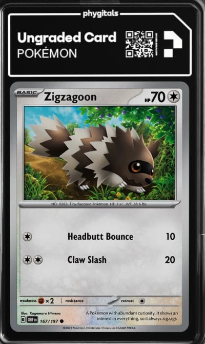 2023 Zigzagoon Obsidian Flames #