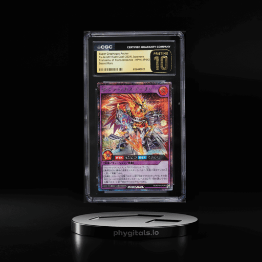 2024 Yu-Gi-Oh! Japanese RD/KP16 Secret Rare Super Graphagas Archer #KP16-JP042 CGC 10 PRISTINE
