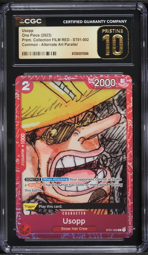 2023 One Piece Premium Collection FILM RED Usopp #ST01-002 CGC 10 PRISTINE