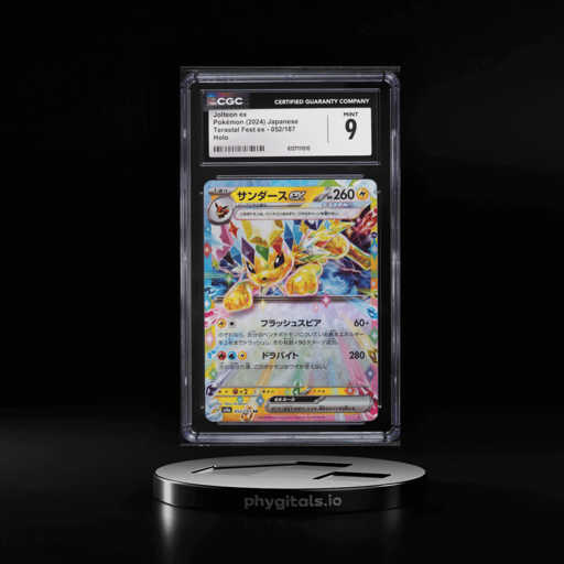 2024 Pokemon Japanese Scarlet & Violet Terastal Fest Ex Holo Jolteon Ex #52 CGC 9 MINT