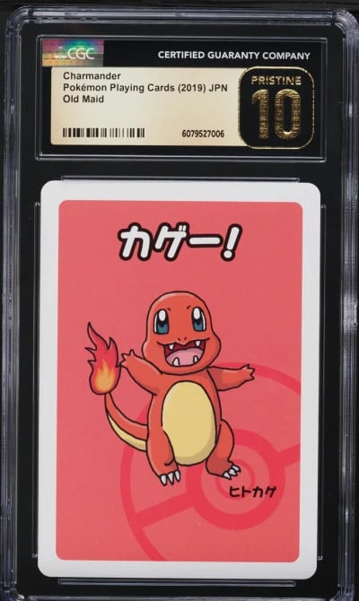 2019 Pokemon Japanese Playing Cards Old Maid Charmander CGC 10 PRISTINE