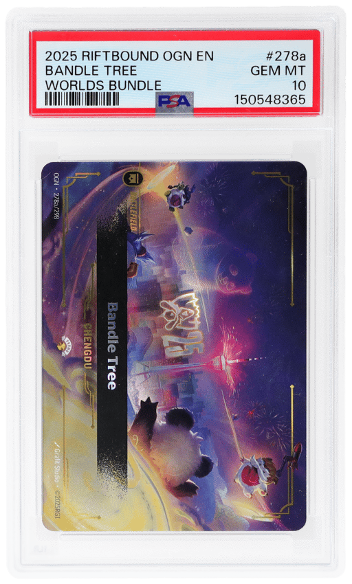 2025 Riftbound: League of Legends Origins Worlds Bundle Chengdu Bandle Tree #278a PSA 10