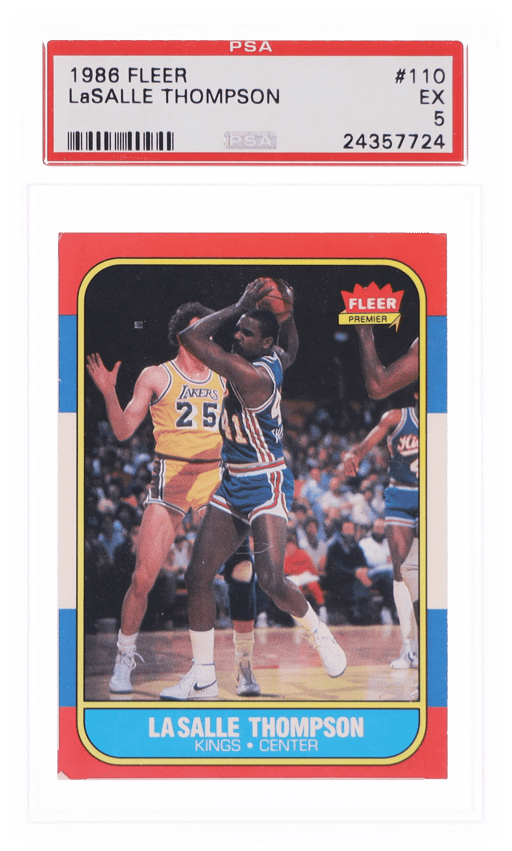 1986 Fleer Lasalle Thompson #110 PSA 5