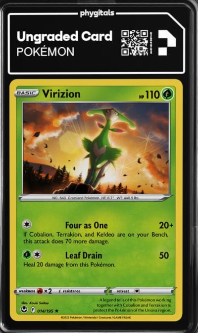 2022 Virizion Silver Tempest #01