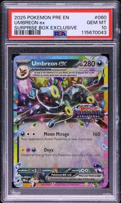 2025 Pokemon SV Prismatic Evolut