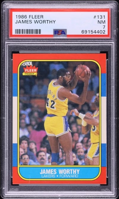 1986 Fleer Basketball James Wort