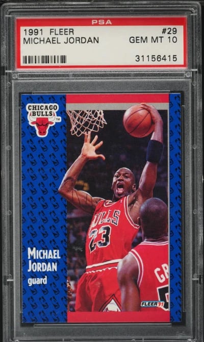 1991 Fleer Basketball Michael Jo