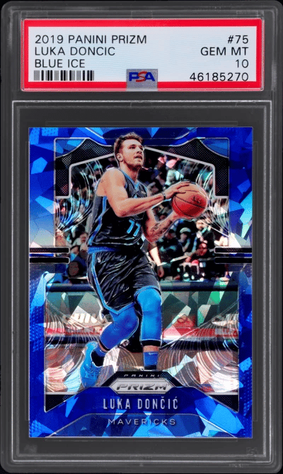 2019 Panini Prizm Blue Ice Prizm