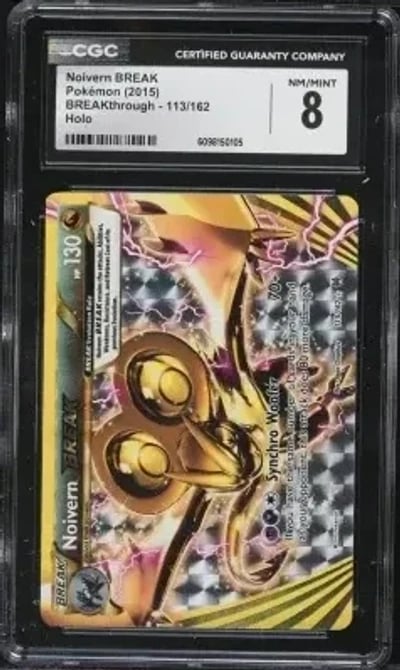 2015 Pokemon XY BREAKthrough Alt Art Noivern BREAK #113 CGC 8 NM-MT