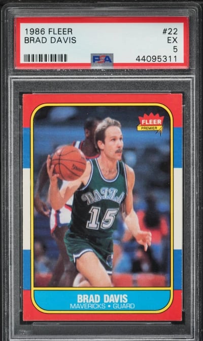 1986 Fleer Basketball Brad Davis