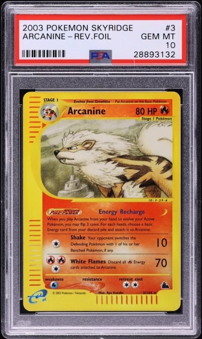 2003 Pokemon Skyridge Reverse Ho