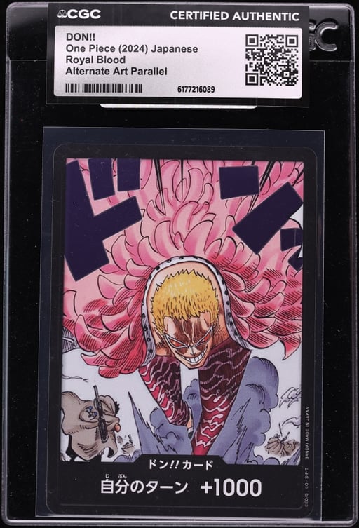 2024 One Piece Japanese Royal Blood Alt Art Don!! CGC AUTH