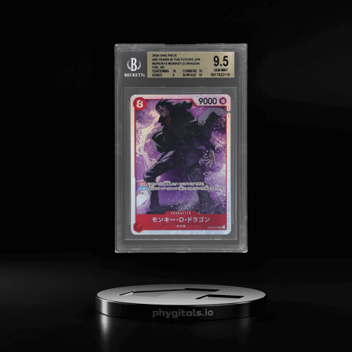 2024 One Piece 500 Years In the Future Japanese Foil Super Rare Monkey D. Dragon #OP07015 BGS 9.5
