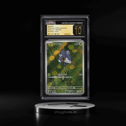 2025 Pokemon Japanese Mega Inferno X AR Nymble #82 CGC 10 PRISTINE