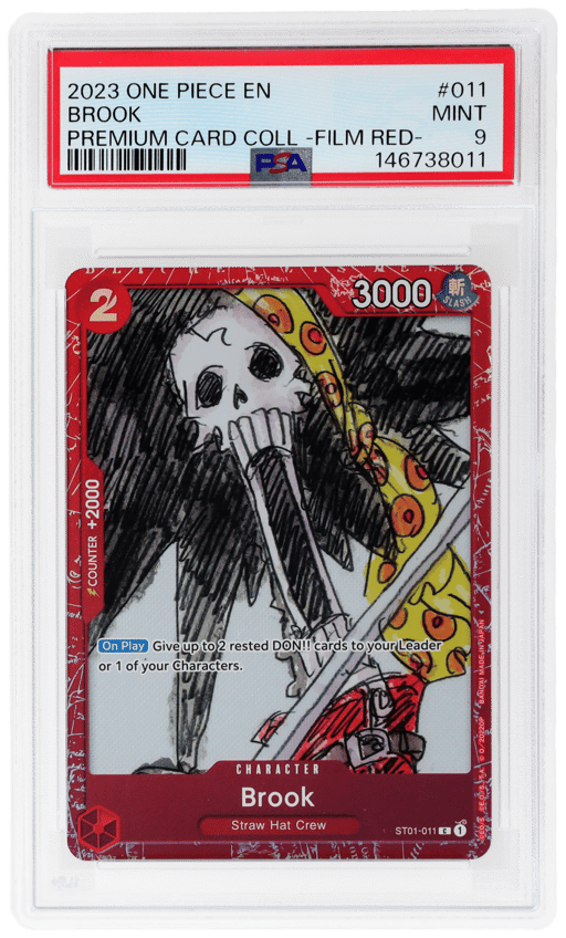 2023 One Piece Premium Card Collection Film Red Brook #ST01011 PSA 9
