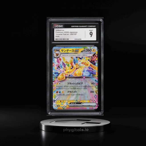 2024 Pokemon Japanese Scarlet & Violet Terastal Fest ex Holo Jolteon EX #52 CGC 9 MINT