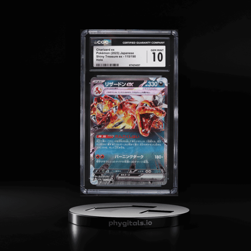 2023 Pokemon Japanese Scarlet & Violet Shiny Treasure Ex Holo Charizard ex #66 CGC 10 GEM MINT