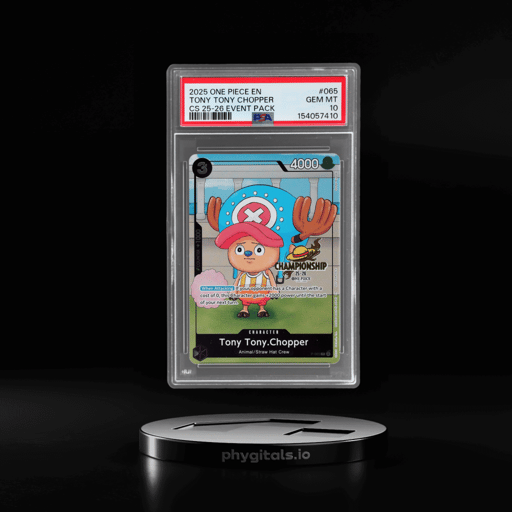 2025 One Piece Promo Championship Event Pack Tony Tony Chopper #P-065 PSA 10