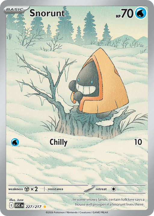 2026 Snorunt #227 Ascended Heroes