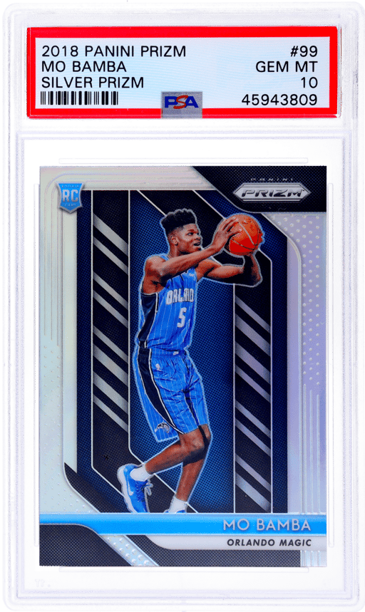 2018 Panini Prizm Silver Prizm Mo Bamba #99 PSA 10