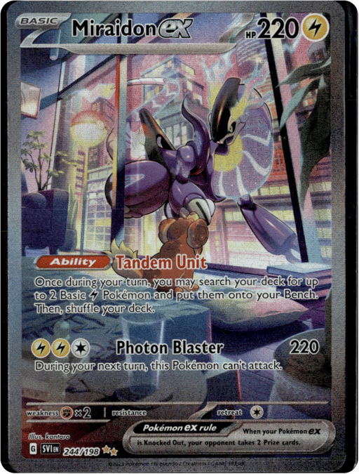 2023 Miraidon ex #244 Scarlet & Violet