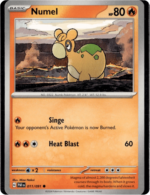 2024 Numel #11 Paldean Fates