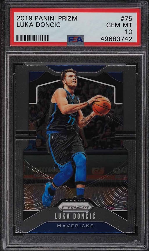 2019 Panini Prizm Luka Doncic #75 PSA 10 GEM MINT