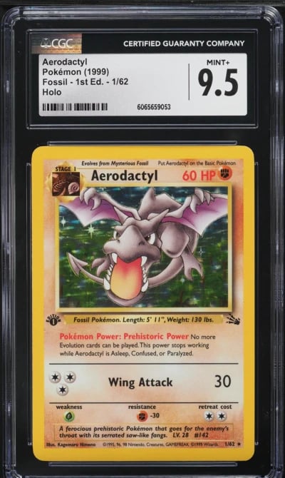 1999 Pokemon Fossil 1st Edition 