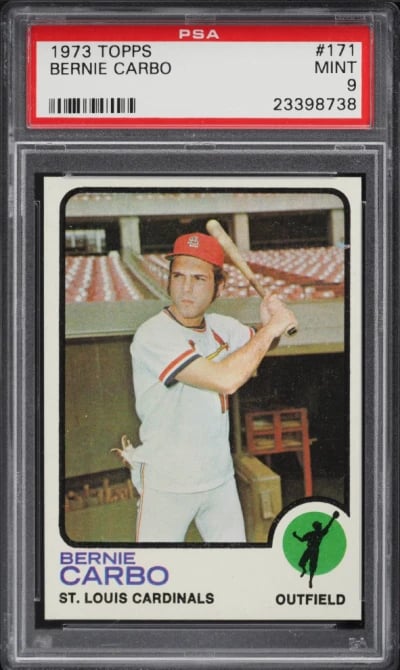 1973 Topps Bernie Carbo #171 PSA 9 MINT