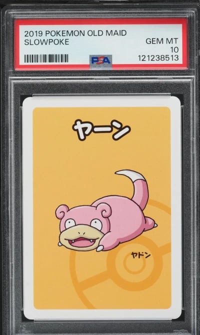 2019 Pokemon Japanese Playing Cards Old Maid Slowpoke PSA 10 GEM MINT