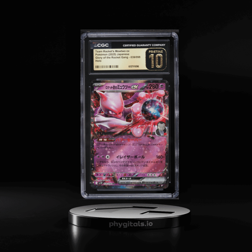 2025 Pokemon Japanese SV Glory Of The Rocket Gang Holo Team Rocket's Mewtwo EX CGC 10 PRISTINE