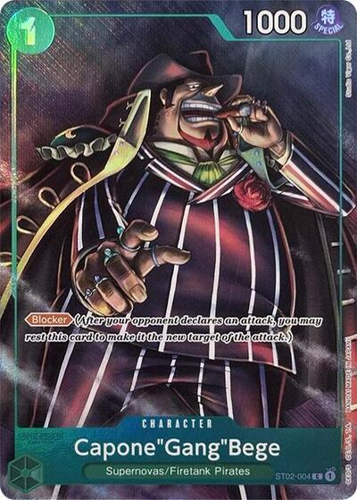 2022 Capone"Gang"Bege (Premium Card Collection -Best Selection Vol. 2-) #ST02-004 One Piece Promotion Cards