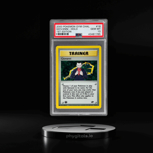 2000 Pokemon Gym Challenge 1st Edition Holo Giovanni #18 PSA 10