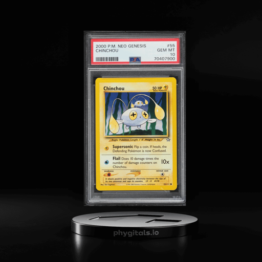 2000 Pokemon Neo Genesis Chinchou #55 PSA 10 GEM MINT