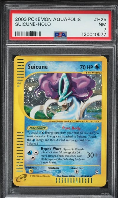 2003 Pokemon Aquapolis Holo Suic