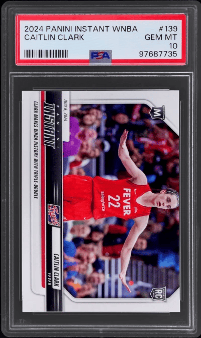 2024 Panini Instant WNBA Caitlin Clark #139 PSA 10