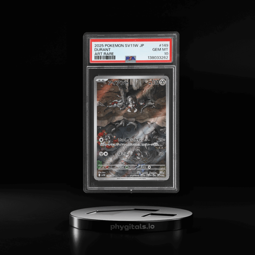 2025 Pokemon White Flare Japanese Art Rare Durant #149 PSA 10